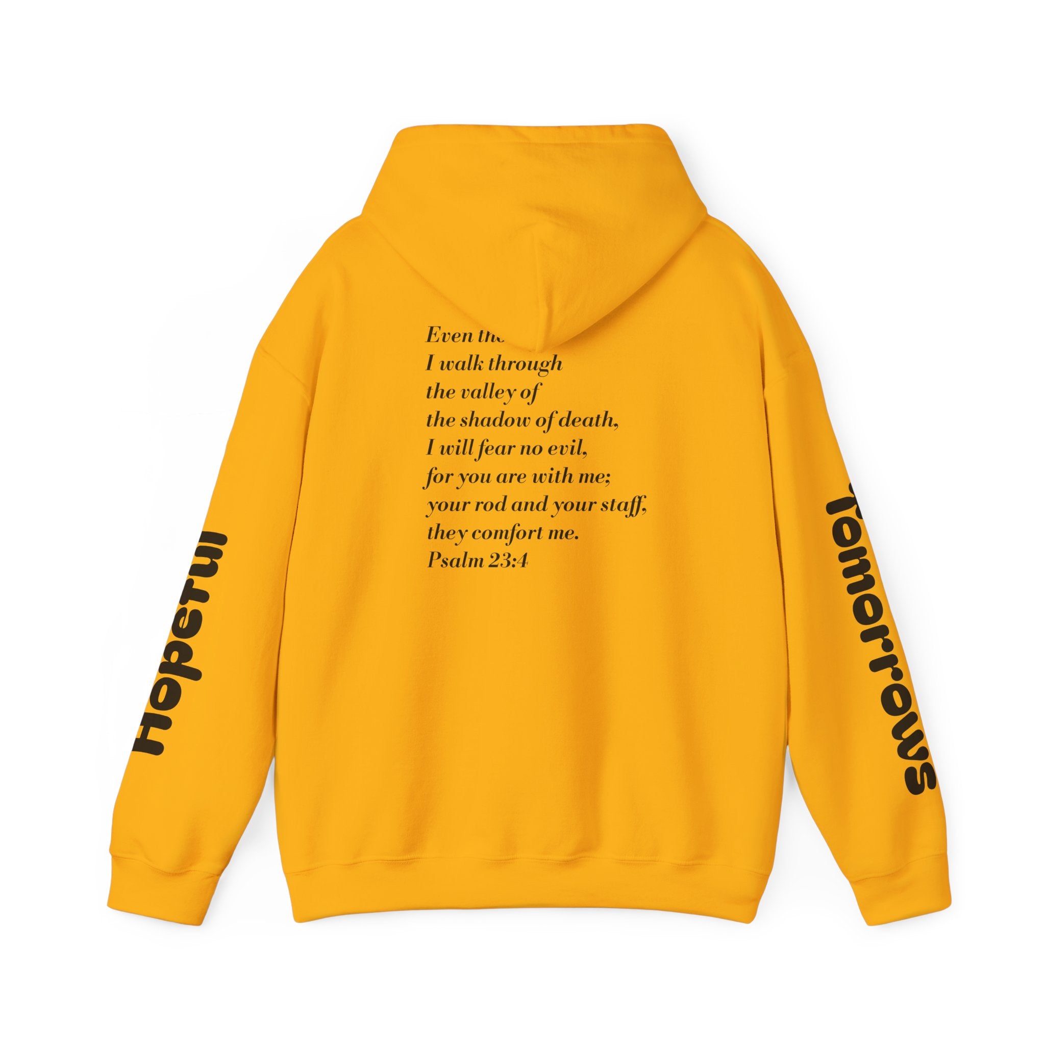 Minimal Line Art Psalm 23 Hoodie | Scripture Hoodie